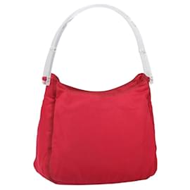 PRADA Tote Bag aus Nylon Kunststoff Rot Auth ti3740 - Prada