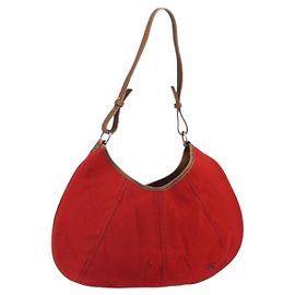 Borsa a Spalla BURBERRY Blue Label in Pelle di Feltro Rossa Argento Autentica ti3756