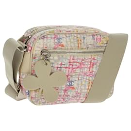 Borsa a Spalla CHANEL in Tela Multicolore Argento CC Auth 159826V - Chanel