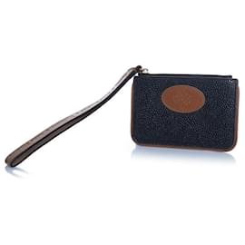 Pochette da polso nera e marrone Mulberry x Acne Studios