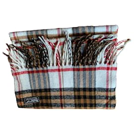 Sciarpa a quadri beige in lana - Autre Marque