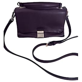 Borsa in pelle Miu Miu viola