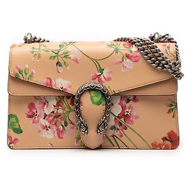Gucci Arancione Media Borsa in Pelle Blooms Dionysus Crossbody