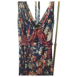 Just Cavalli langes Kleid mit floralem Druck