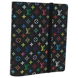 LOUIS VUITTON Raccoglitore Multicolore Nero LV Auth BA10558SM