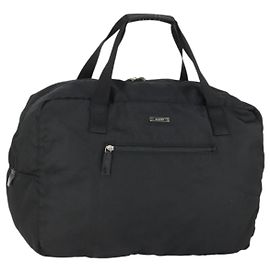 Borsa Boston GUCCI Nylon Nero Argento 012 0389 Auth bs32709
