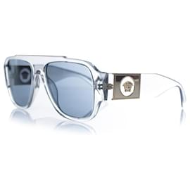 Transparente Medusa Sonnenbrille von Versace