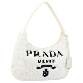 PRADA Pochette Pile Bianca Auth 171022 - Prada