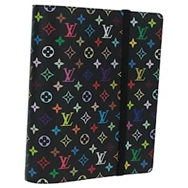 LOUIS VUITTON Raccoglitore Multicolore Nero LV Auth BA10559SM