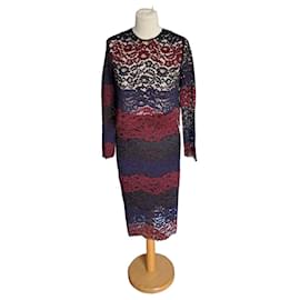 Mehrfarbiges Spitzenkleid von Sandro