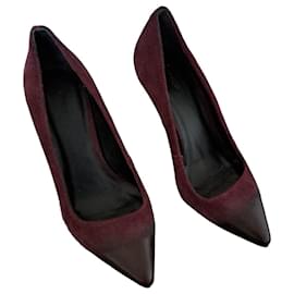 Bordeaux Wildleder-Pumps Maje