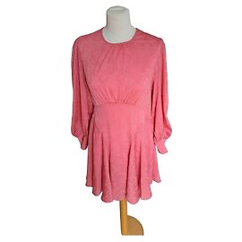 Claudie Pierlot Vestido rosa de manga larga
