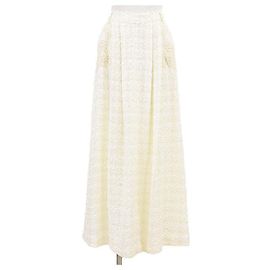 Dolce & Gabbana Floral Embroidery Tweed Skirt