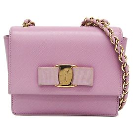 Bolsa de Ombro Vara Mini Chain da Salvatore Ferragamo