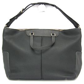 Borsa in pelle 2 in 1 Tod's in grigio scuro