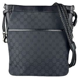 Borsa a Spalla Gucci in Tela e Pelle GG