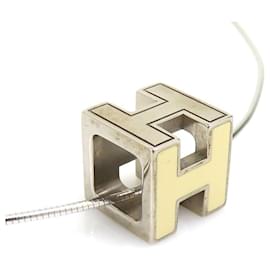 Hermes Hermès Necklace in Ivory and Silver