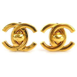 Orecchini a clip in oro Chanel Coco Mark