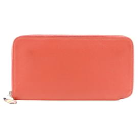 Cartera larga de seda Azap de Hermès