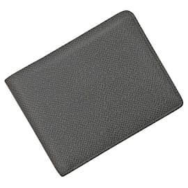 Portafoglio bi-fold Louis Vuitton grigio ghiacciaio