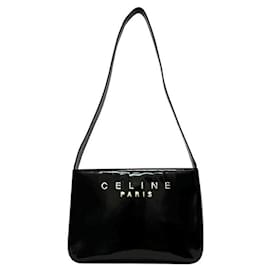 Céline Borsa a spalla in pelle nera Celine
