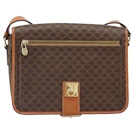 Borsa a Spalla Celine Vintage Macadam in Tela e Pelle - Céline