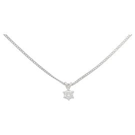 Autre Marque Collana in platino PT850 e diamanti