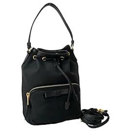 Borsa 2 in 1 in tela e pelle Prada Duet