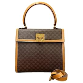 Borsa 2way in pelle e PVC Celine Macadam Triomphe - Céline