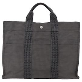 Bolso Fourre-tout Herline de lona Hermès