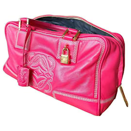 Borsa Loewe Amazona 36 in pelle corallo