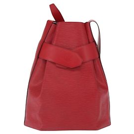 Sac à épaule vintage Louis Vuitton en cuir Epi GM