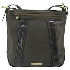 Sac à épaule vintage Burberry en cuir