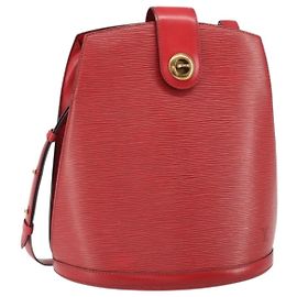 LOUIS VUITTON Borsa a Spalla Epi Cluny Rossa M52257 LV Auth 169849