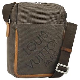 LOUIS VUITTON Borsa a Spalla Damier Geant Sitadan MM Marrone M93040 LV Auth 169574