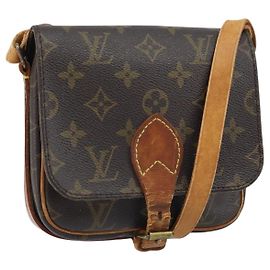 LOUIS VUITTON Borsa a Spalla Monogram Cartouchiere PM M51254 LV Auth ka2377