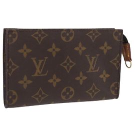 LOUIS VUITTON Monogramma Secchiello PM Pochette Accessorio LV Auth 171151