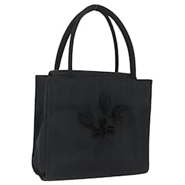 PRADA Borsa a mano in nylon nero Auth ti3686