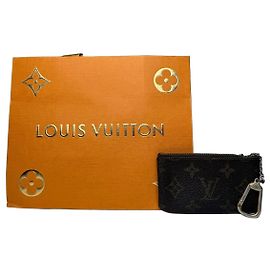 Porta tarjetas de cuero vintage Louis Vuitton Le Dauphine marrón