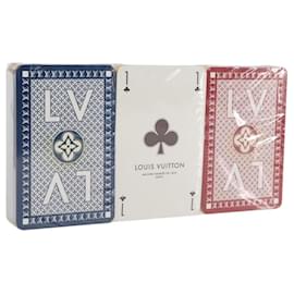 LOUIS VUITTON Cartes à Jouer Monogram Bleu Rouge Jaune LV Auth 171177SAM - Louis Vuitton