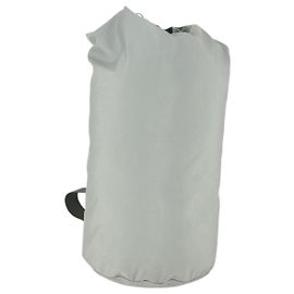 PRADA Borsa a Spalla Sportiva in Tela Grigia Argento Auth 166758