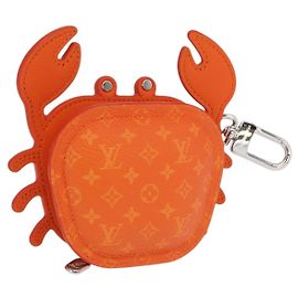 LOUIS VUITTON Monogram LV Club Charm Portachiavi Arancione M01929 LV Auth 166451SM