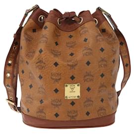 Borsa a spalla in tela MCM Visetos