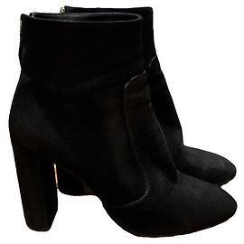 Botines de ante negro Louis Vuitton 39,5