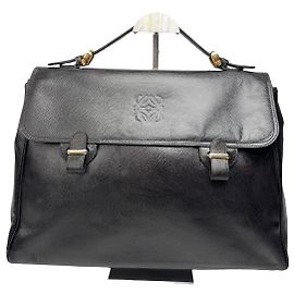 Borsa in pelle Loewe vintage 2 in 1 marrone nero