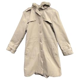 Cappotto Bel Air in cotone beige