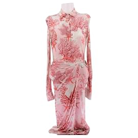 Conjunto con estampado rosa - Versace