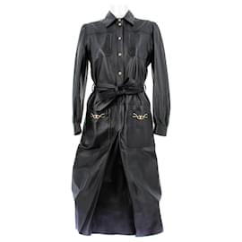 celine leather dress Celine Leather Mini Dress - Black Dresses, Clothing - CEL342711