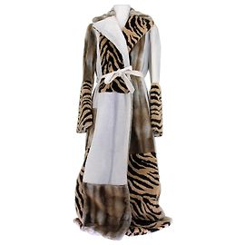 Just Cavalli Cappotto lungo con diversi motivi