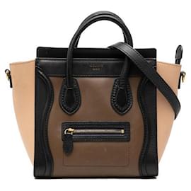 Céline Borsa Celine Luggage Nano Shopper Tricolore